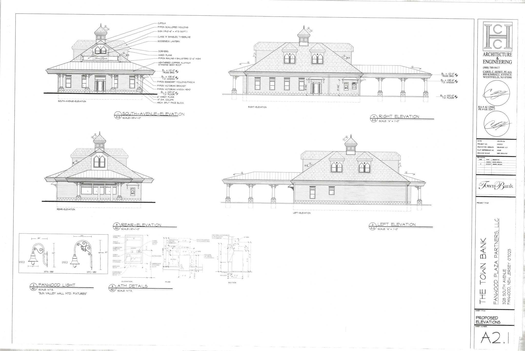 328 South Ave, Fanwood, NJ à louer Plan de site- Image 1 de 3