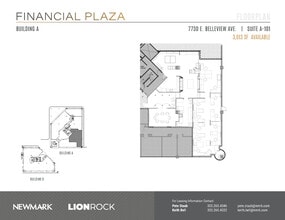 7730 E Belleview Ave, Greenwood Village, CO à louer Plan d’étage- Image 1 de 2