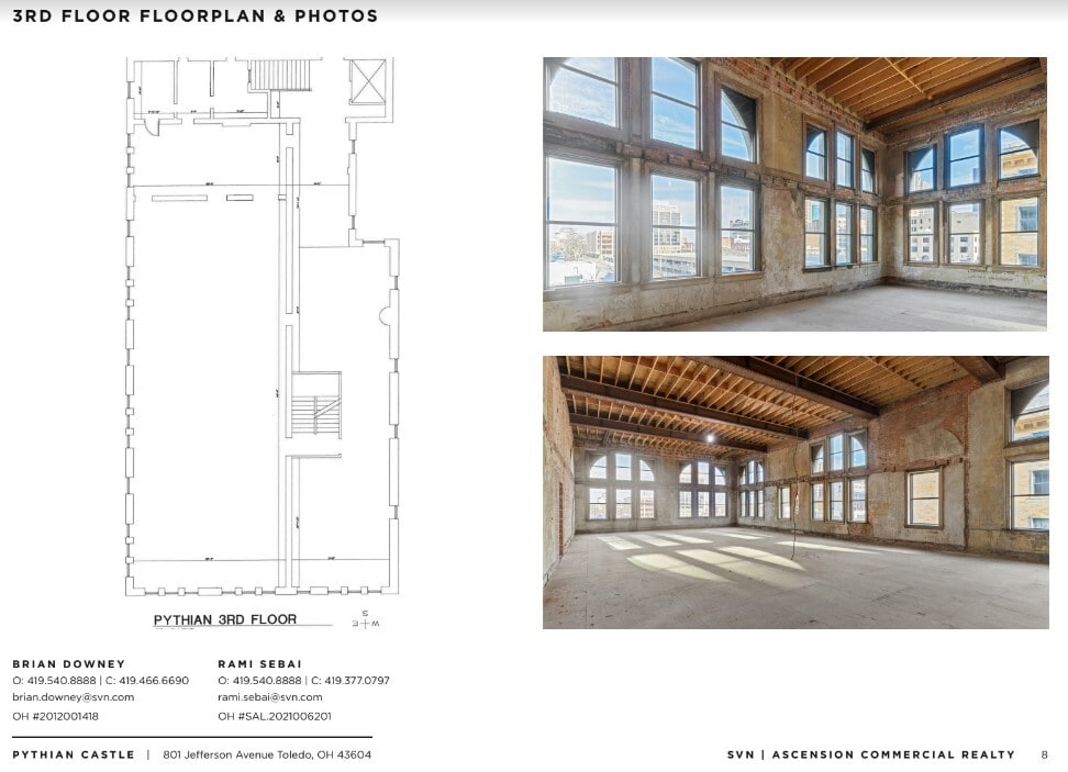 801 Jefferson Ave, Toledo, OH for lease Floor Plan- Image 1 of 4