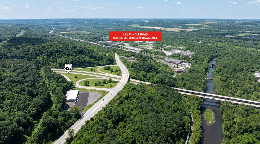 372 Rundle Rd, New Castle, PA for lease - Aerial - Image 3 of 4