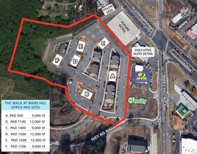 4900 Ivey Rd, Acworth, GA - Aerial  map view