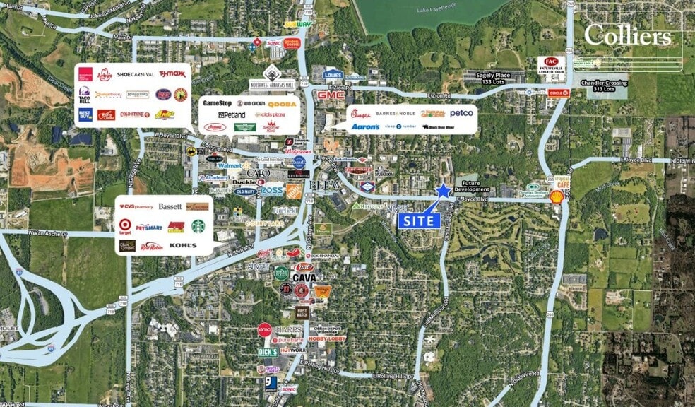 NWC E Joyce & N Old Missouri Road Blvd, Fayetteville, AR for sale - Building Photo - Image 3 of 3