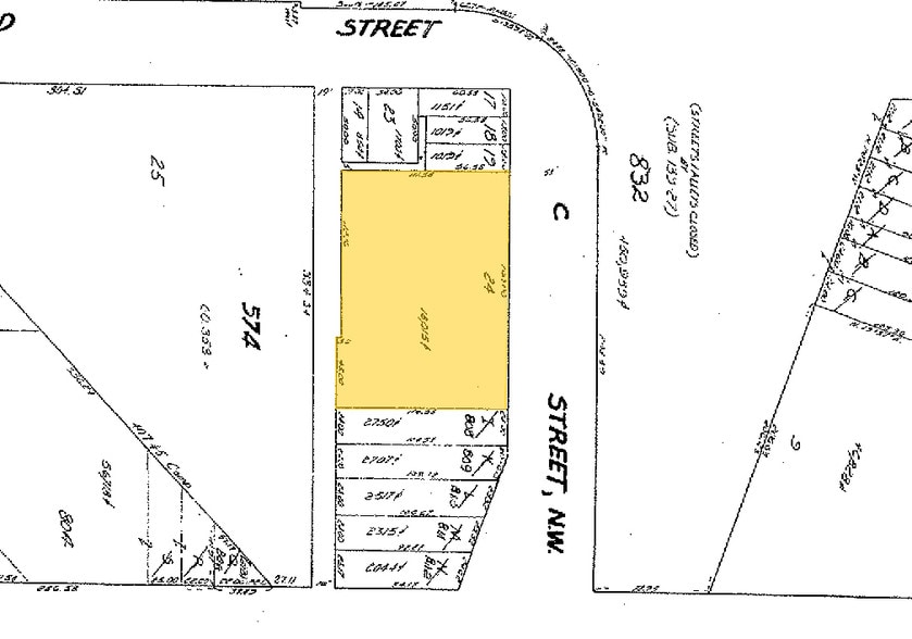 122 C St NW, Washington, DC for lease - Plat Map - Image 3 of 24