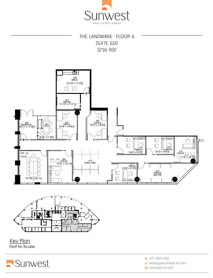 14800 Landmark Blvd, Dallas, TX à louer Plan d’étage- Image 1 de 1