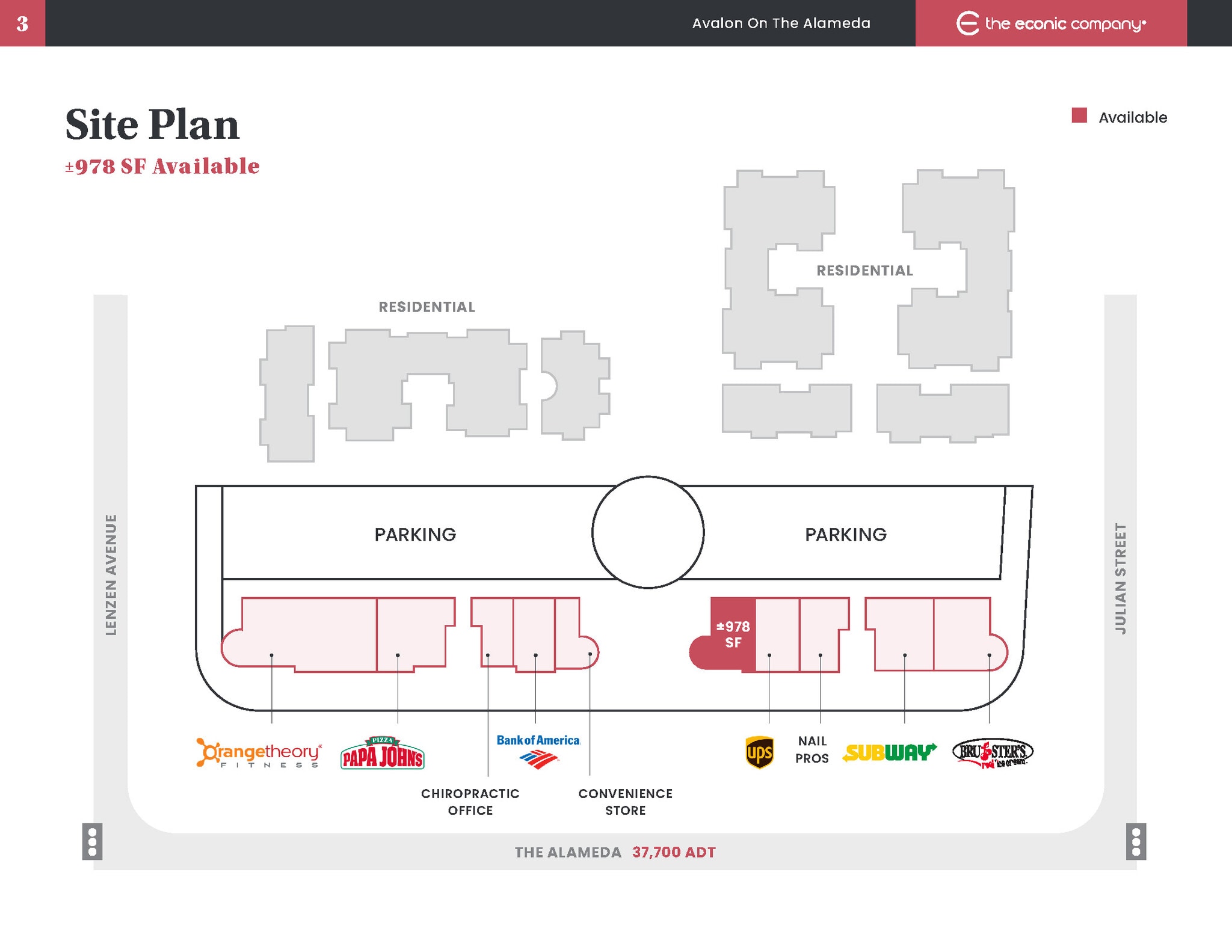 1300 The Alameda, San Jose, CA for lease Site Plan- Image 1 of 1
