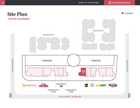 1300 The Alameda, San Jose, CA for lease Site Plan- Image 1 of 1