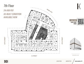 901 K St NW, Washington, DC for lease Floor Plan- Image 2 of 2