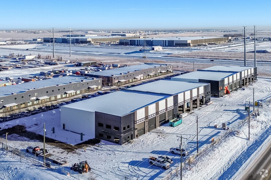 6 Wrangler Pl, Rocky View C, AB for lease - Aerial - Image 3 of 8