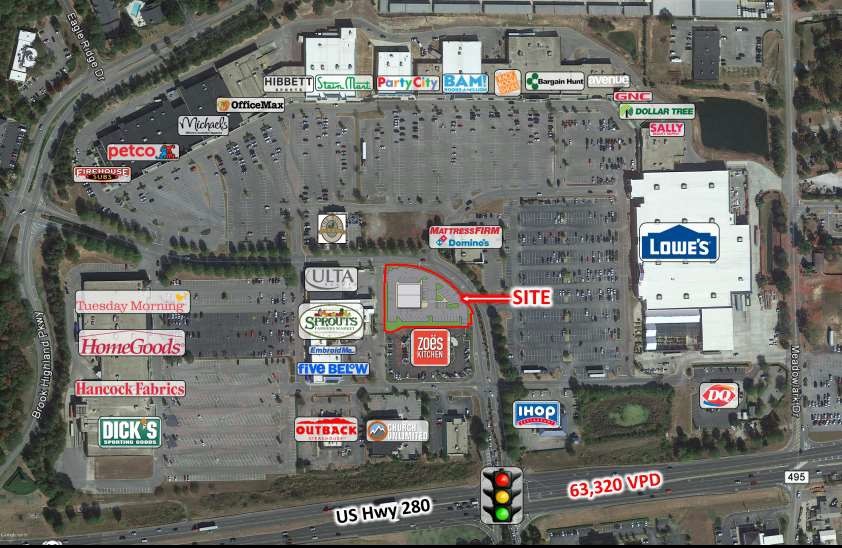 5200 280 Hwy, Birmingham, AL à vendre - Plan de site - Image 1 de 1