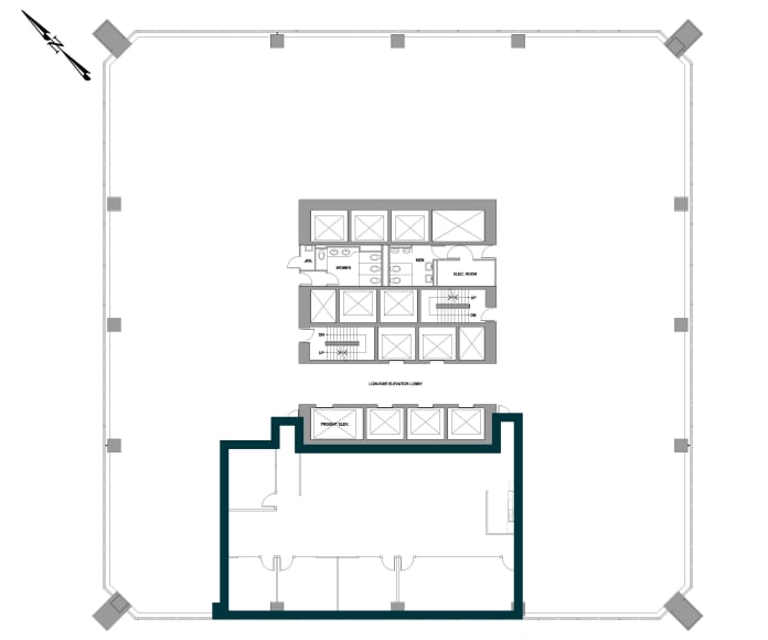 1055 Dunsmuir St, Vancouver, BC à louer Plan d’étage- Image 1 de 1