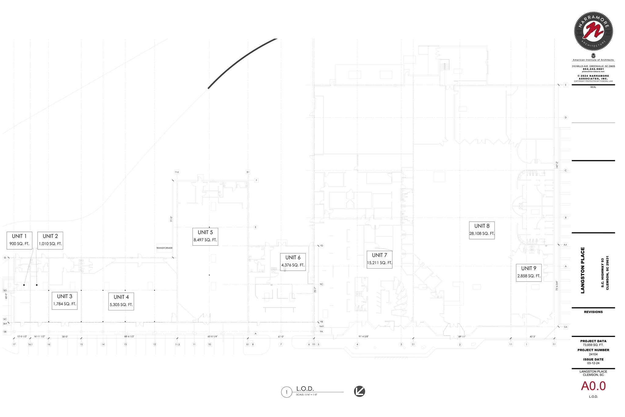 500 Old Greenville Hwy, Clemson, SC for lease Site Plan- Image 1 of 2