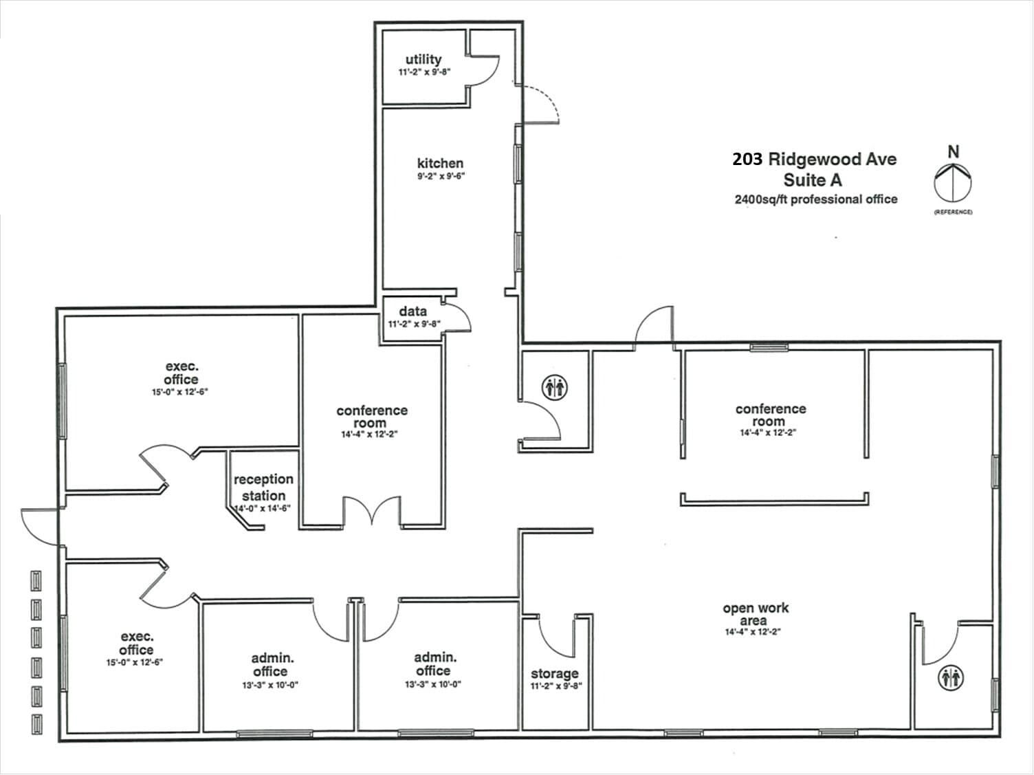 205 Ridgewood Ave, Brandon, FL for lease Floor Plan- Image 1 of 1