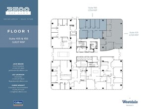 3500 Oak Lawn Ave, Dallas, TX for lease Floor Plan- Image 2 of 2