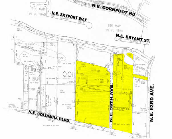 6424-6440 NE 59th Pl, Portland, OR à louer - Plan cadastral - Image 2 de 5