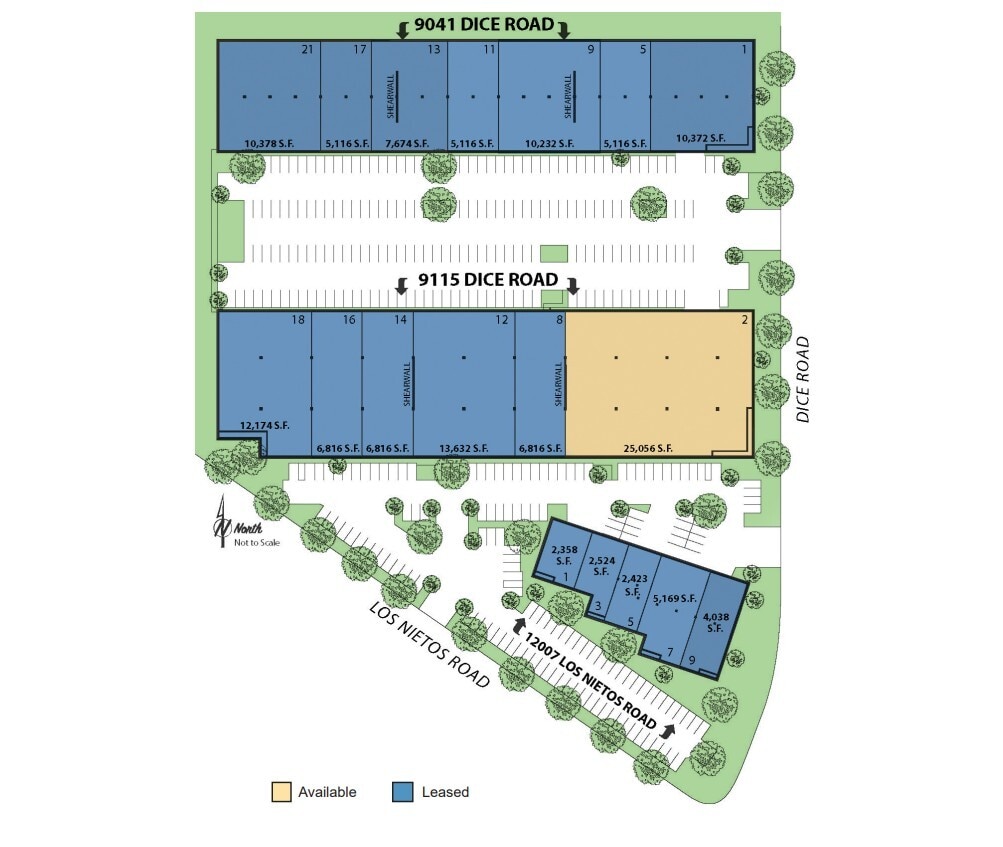 9115 Dice Rd, Santa Fe Springs, CA for lease Floor Plan- Image 1 of 1