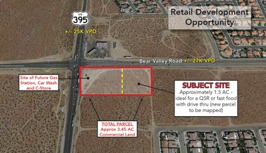 US Highway 395 & Bear Valley Rd, Victorville, CA - AERIAL  map view