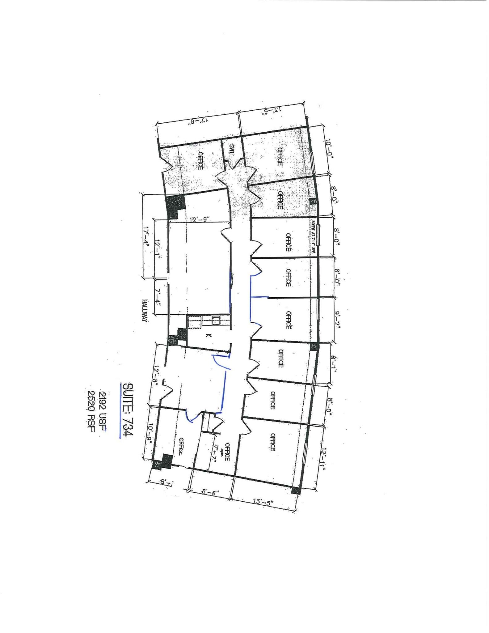 261 Old York Rd, Jenkintown, PA à louer Plan d’étage- Image 1 de 1