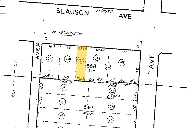 4342 Slauson Ave, Maywood, CA à vendre - Plan cadastral - Image 3 de 3