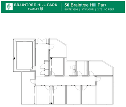 50 Braintree Hill Office Park, Braintree, MA à louer Plan d  tage- Image 1 de 1