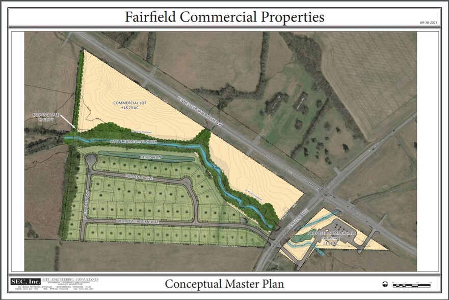 Hwy 437 and Fairfield Pike, Shelbyville, TN for sale - Plat Map - Image 3 of 10