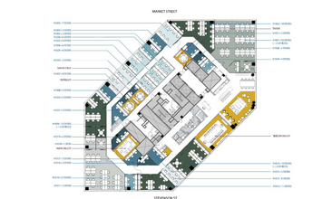 595 Market St, San Francisco, CA for lease Floor Plan- Image 2 of 2