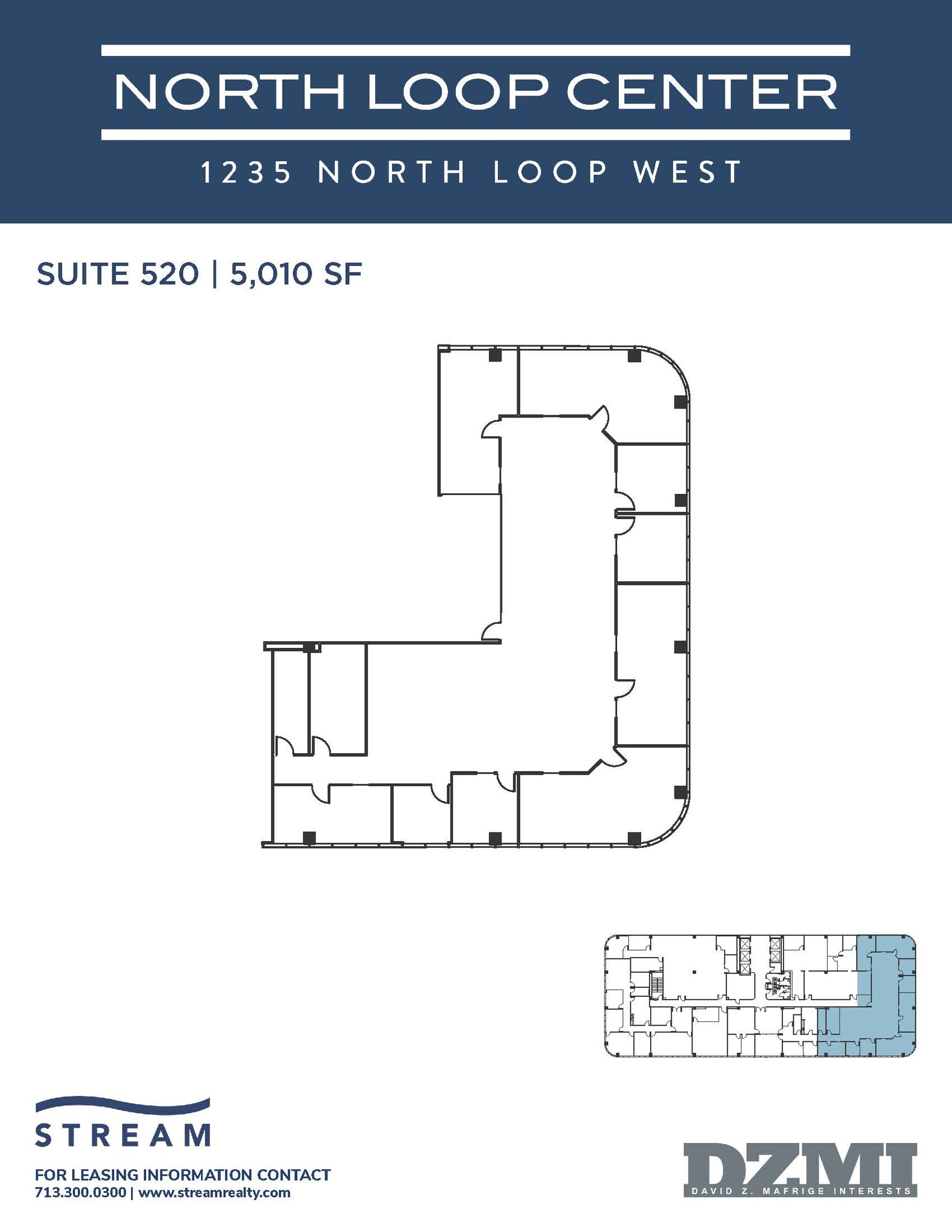 1235 North Loop W, Houston, TX à louer Plan d’étage- Image 1 de 1