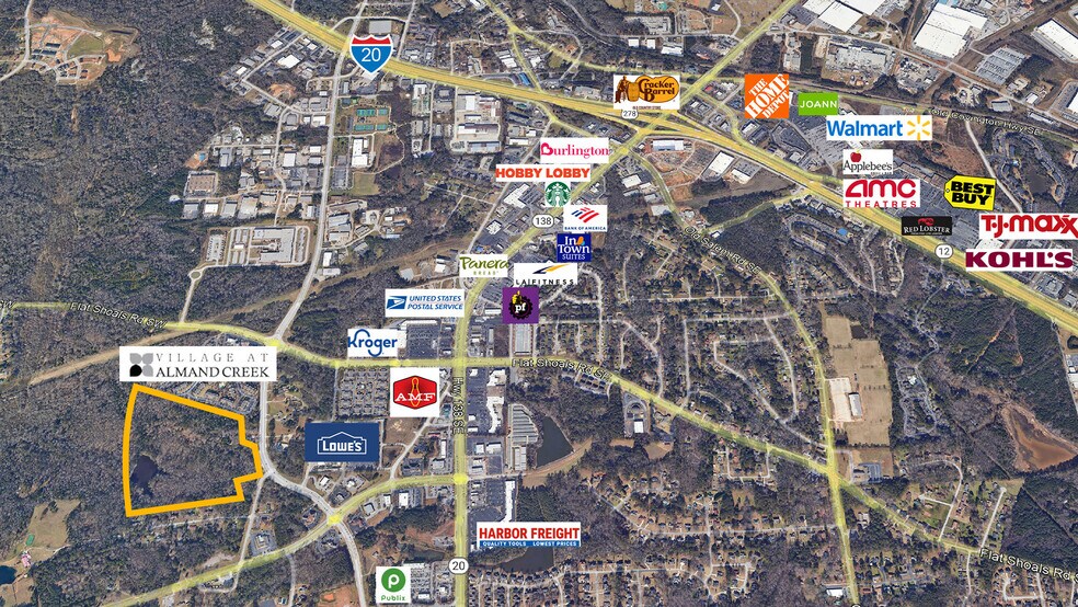 SW Parker rd, Conyers, GA à vendre - Aérien - Image 2 de 3