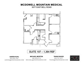 9377 E Bell Rd, Scottsdale, AZ à louer Plan d  tage- Image 1 de 1