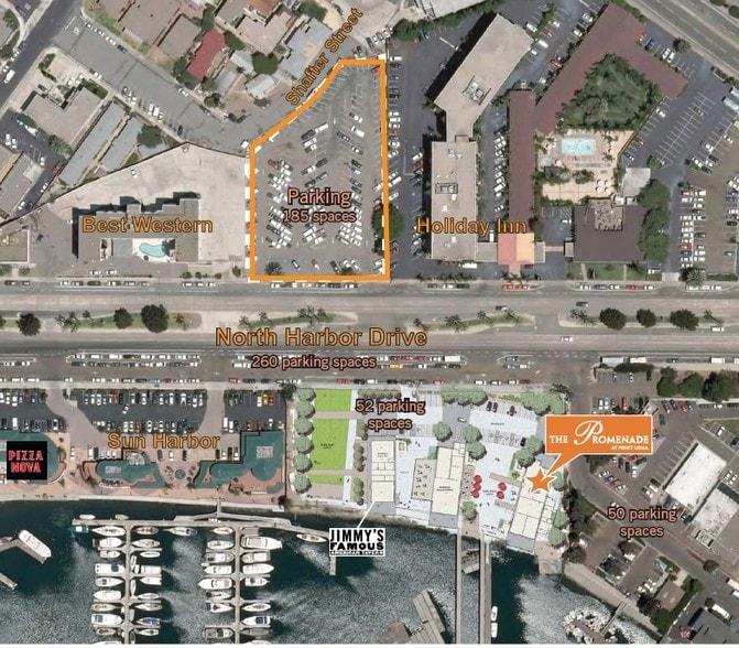 4960 N Harbor Dr, San Diego, CA for lease - Aerial - Image 3 of 6