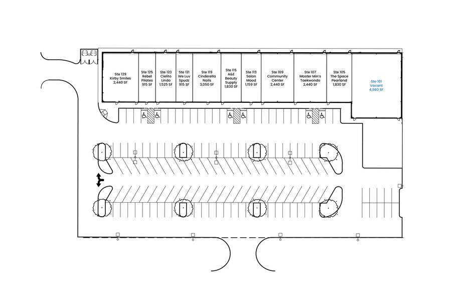 3695 Kirby Dr, Pearland, TX à louer - Photo du bâtiment - Image 2 de 5