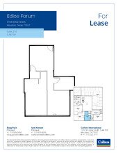 3100 Edloe St, Houston, TX à louer Plan d  tage- Image 1 de 1