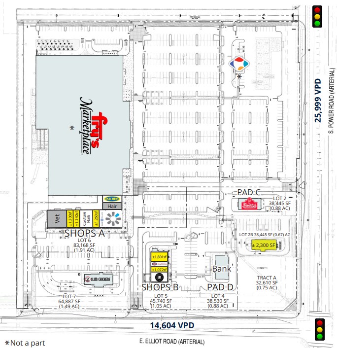 NWC Power Rd & Elliot Rd, Gilbert, AZ for lease Building Photo- Image 1 of 3