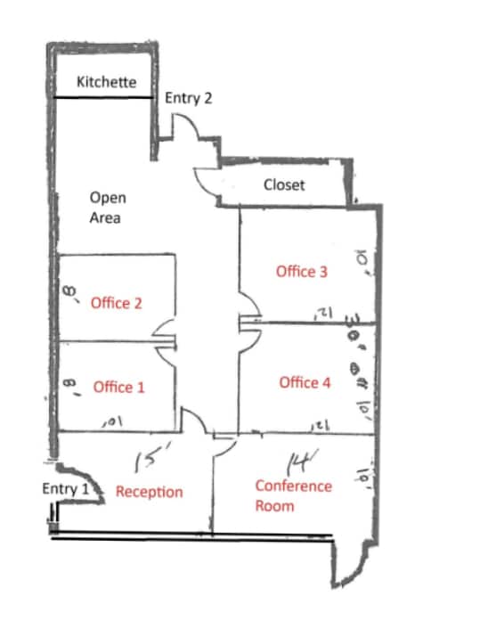 3601 NE Loop 820, Fort Worth, TX à louer Plan d’étage- Image 1 de 1