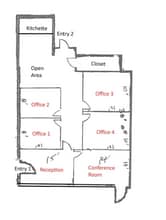3601 NE Loop 820, Fort Worth, TX à louer Plan d’étage- Image 1 de 1