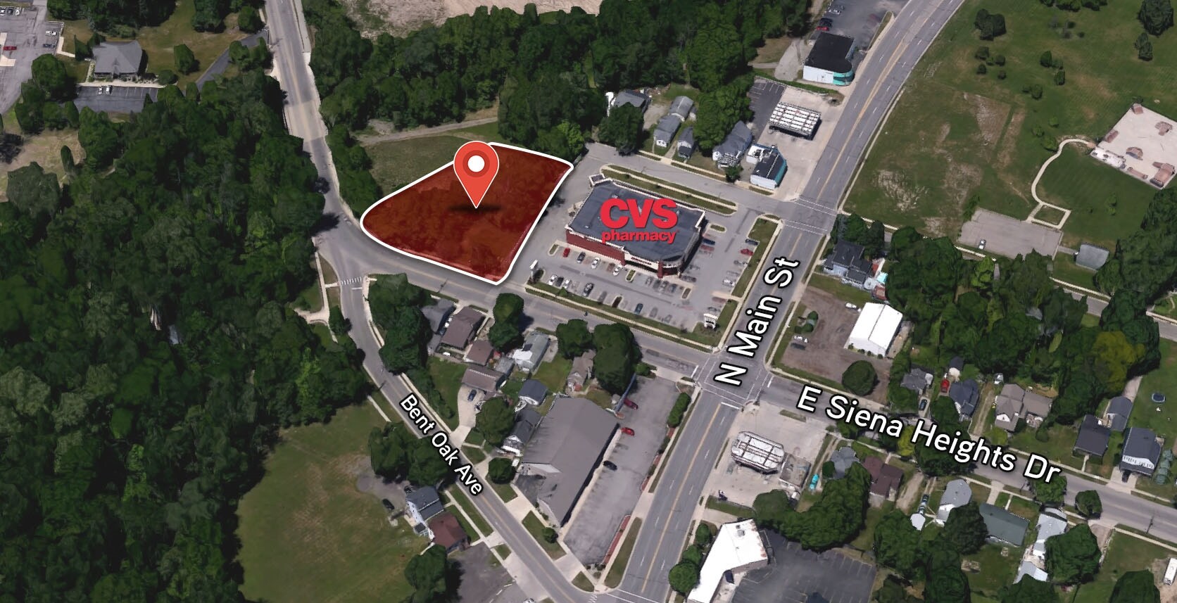 Siena Heights & N Main St, Adrian, MI à vendre Photo du bâtiment- Image 1 de 2