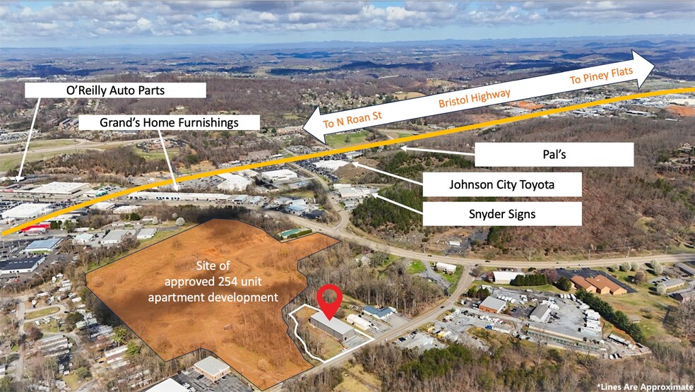 309 E Springbrook Dr, Johnson City, TN à louer - Aérien - Image 3 de 51