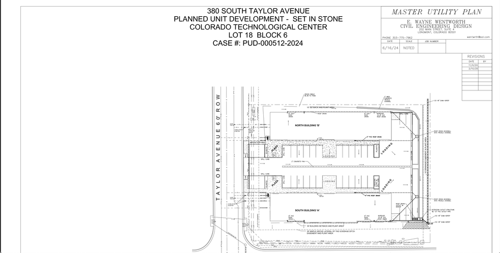 380 S Taylor St, Louisville, CO à vendre - Plan de site - Image 2 de 8