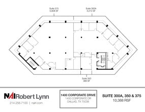 1400 Corporate Dr, Irving, TX for lease Floor Plan- Image 2 of 2