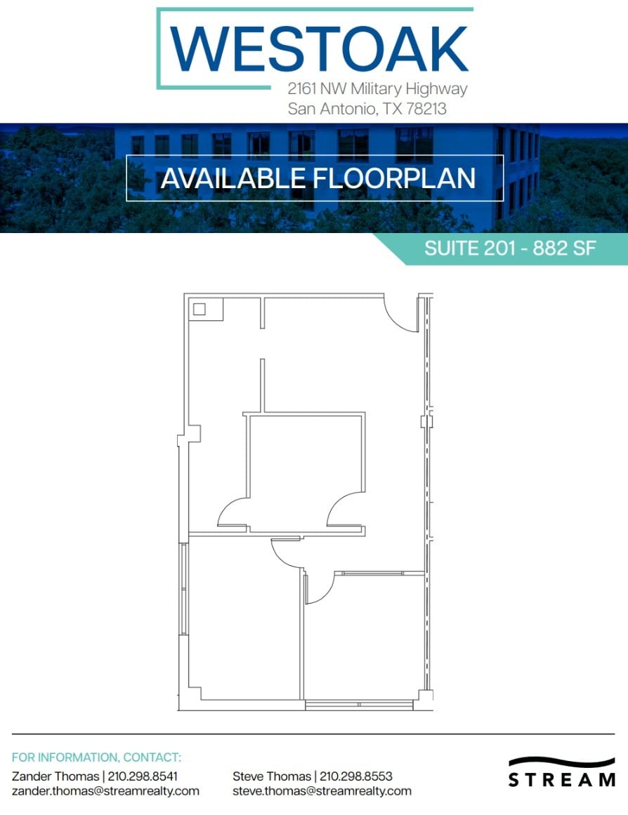 2161 NW Military Hwy, San Antonio, TX for lease Floor Plan- Image 1 of 1