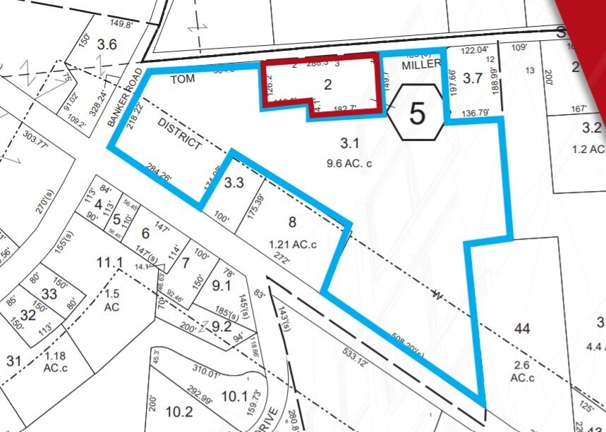 132 Banker Rd, Plattsburgh, NY for sale Plat Map- Image 1 of 2