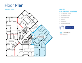 175 Commerce Valley Dr W, Markham, ON à louer Plan d’étage- Image 1 de 1