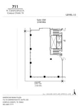 711 N Carancahua St, Corpus Christi, TX for lease Floor Plan- Image 1 of 1
