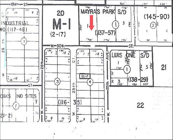 2501-2545 W 80th St, Hialeah, FL à louer - Plan cadastral - Image 2 de 10