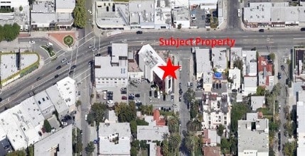 8360 Melrose Ave, Los Angeles, CA - AERIAL  map view