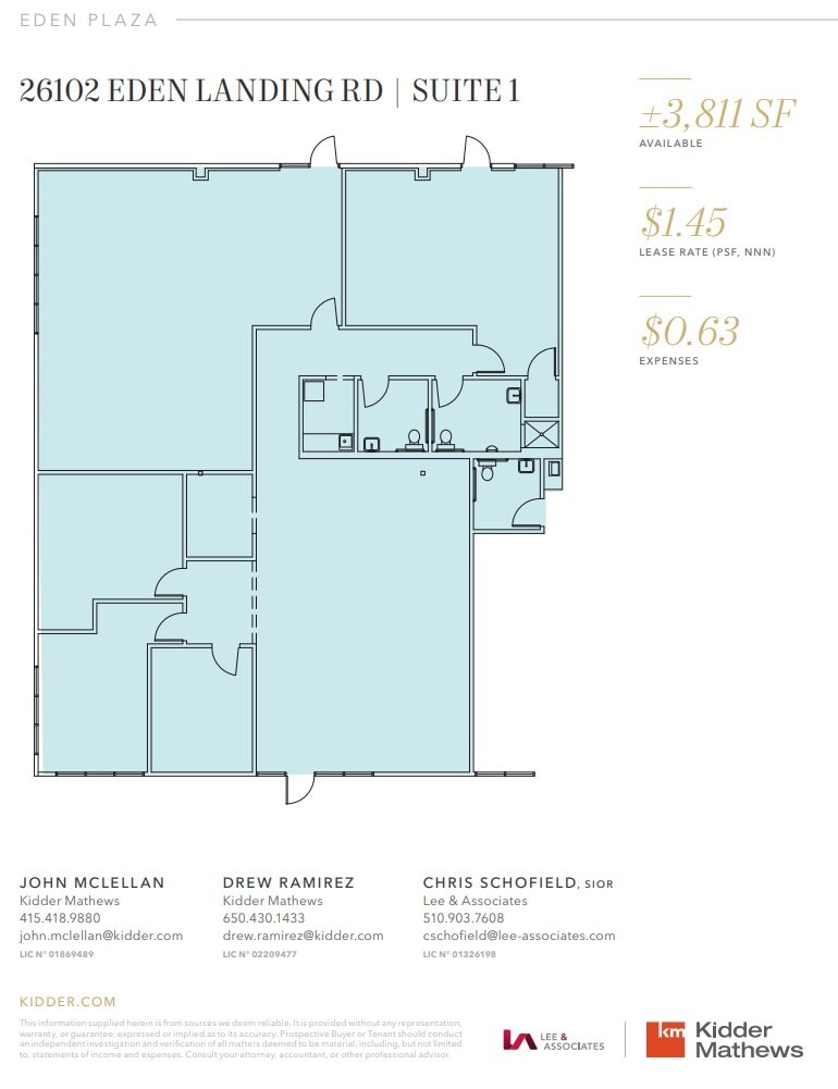 3583 Investment Blvd, Hayward, CA à louer Plan d’étage- Image 1 de 1