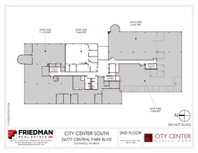 26777-26999 Central Park Blvd, Southfield, MI à louer Plan d’étage- Image 2 de 2