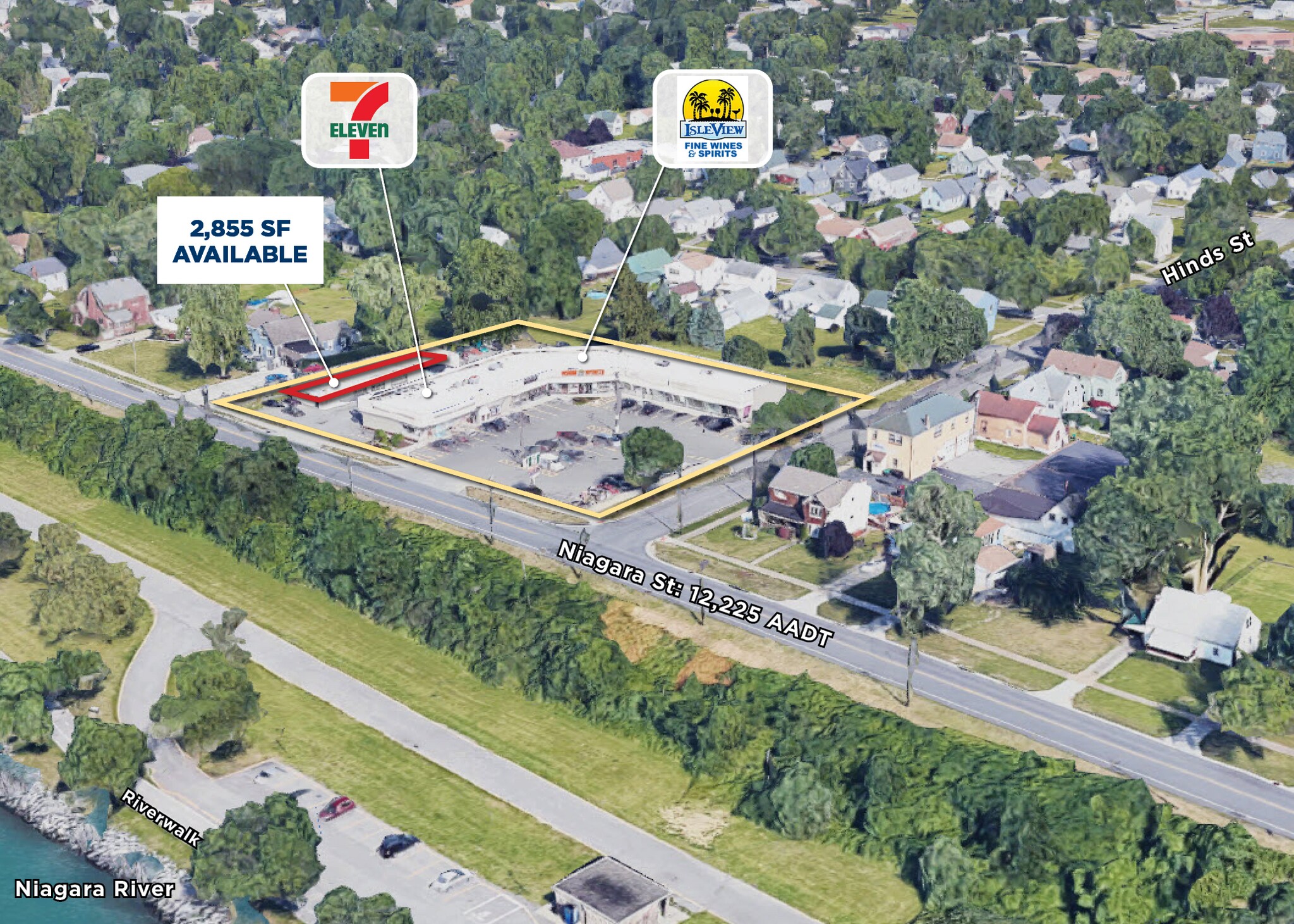 533 Niagara St, Tonawanda, NY for lease Aerial- Image 1 of 3