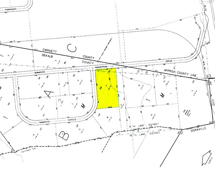 4300 Bankers Cir, Atlanta, GA à louer - Plan cadastral - Image 2 de 8