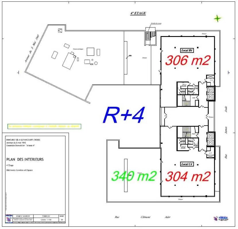 Office in Guyancourt for lease Floor Plan- Image 1 of 5