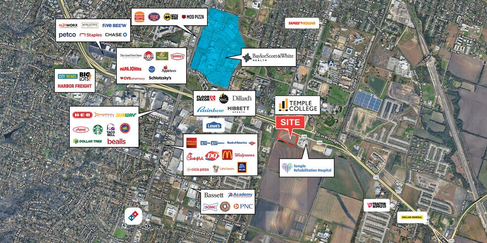 23751 SE Hk Dodgen Loop, Temple, TX à vendre - Photo du bâtiment - Image 2 de 2